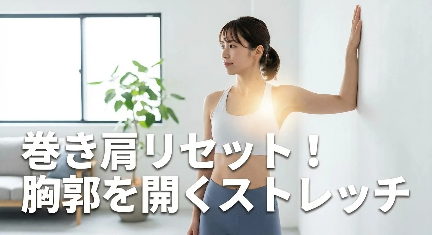 自律神経と巻き肩に効く自宅ストレッチ実践で疲労感リセット